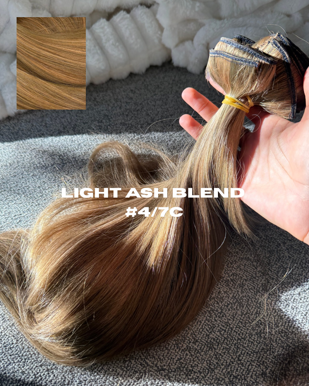 Light Ash Blend Seamless Clip-In (160g)