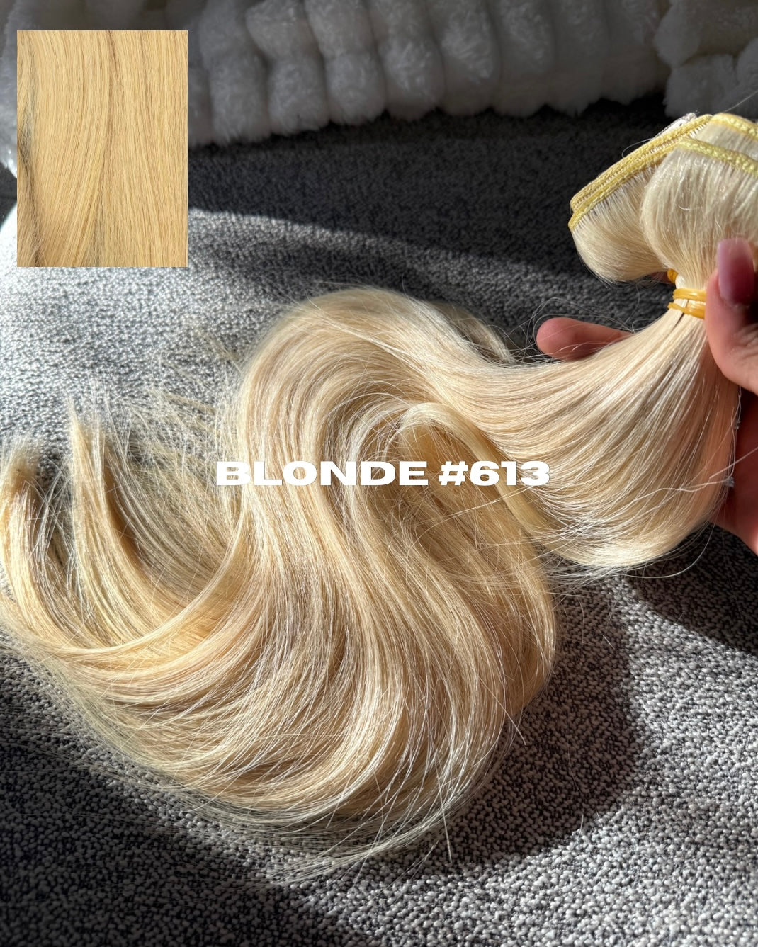 Blonde Seamless Clip-In (160g)