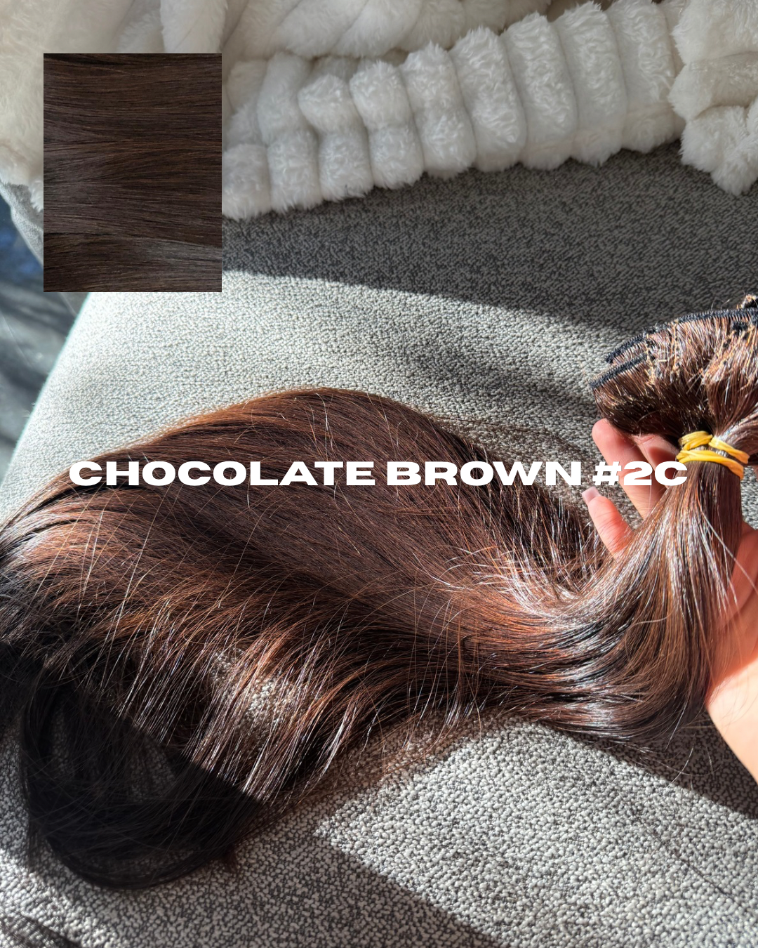 Chocolate Brown Seamless Clip-In (160g)